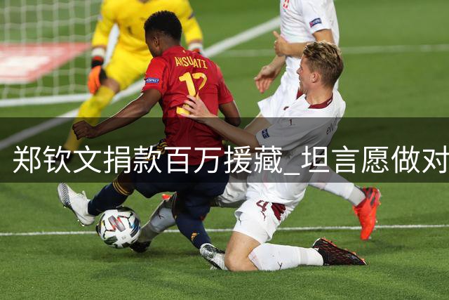郑钦文捐款百万援藏 坦言愿做对社会有用之人